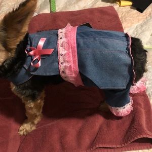 Pretty in pink overalls Medium